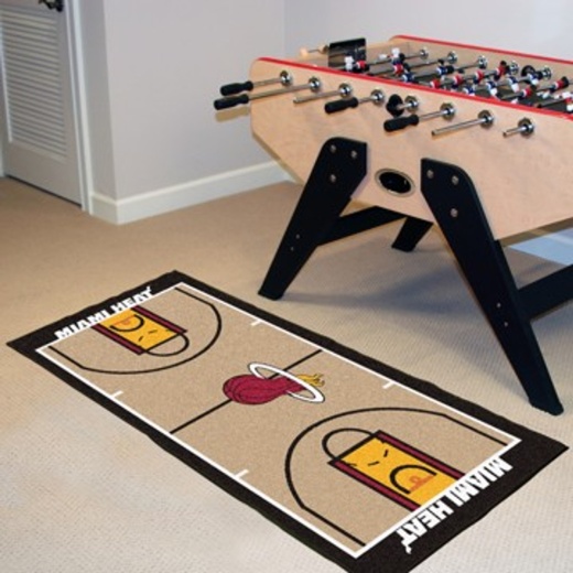 NBA Miami Heat Court Runner 24X44