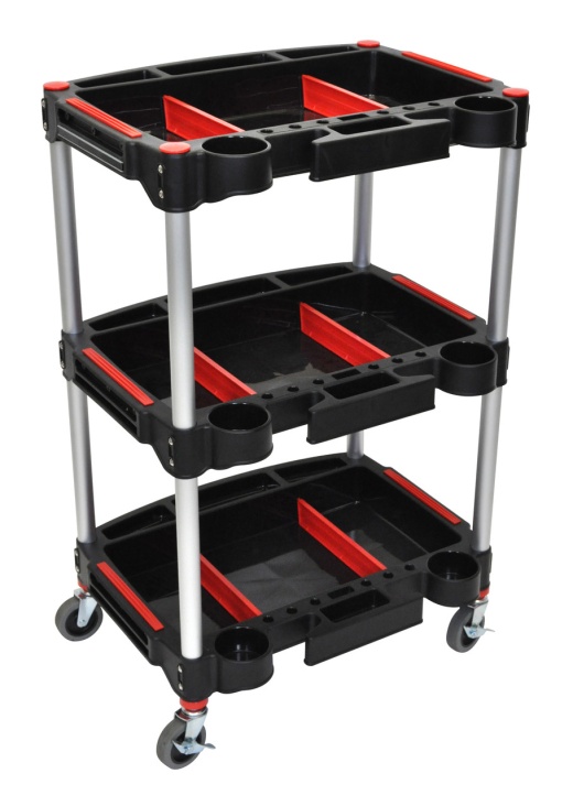 Mechanics Three-Shelf Cart Mc-3 - Ultimate Tool Organizer