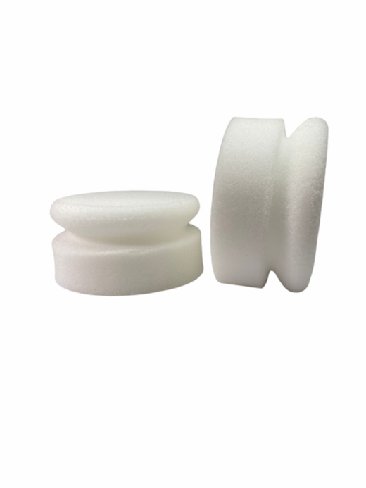 Foam Round Tire Dressing Applicators Large, 2-Pack