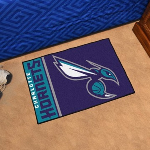 Nga - Charlotte Hornets Uniform Inspired Starter Rug 19"x30"