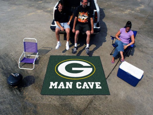 NFL Green Bay Packers Man Cave Tailgater Rug 60X72