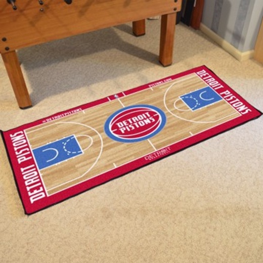 NBA Detroit Pistons Large Court Runner 29.5X54