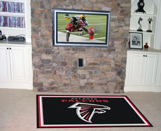 Atlanta Falcons Rug 5X8 60"X92"