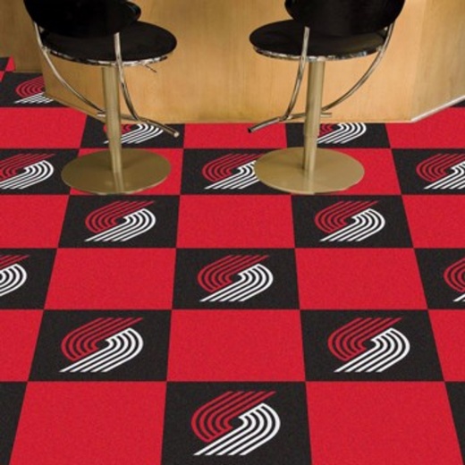 Portland Trail Blazers Carpet Tiles 18"X18" Tiles