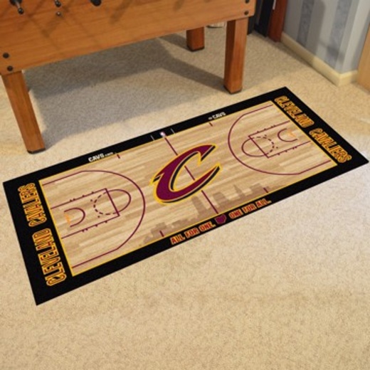 NBA Cleveland Cavaliers Large Court Runner 29.5X54