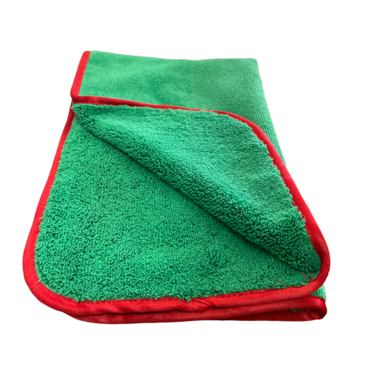 16X24 Premium Microfiber Towel Green - The Ultimate Car Detailing Towel