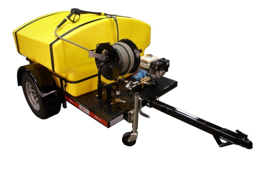 CAM Spray Pressure Washer Trailer Model - 2500 PSI, 3.2 GPM