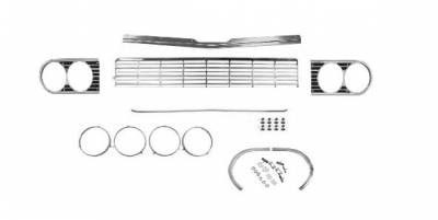1964 Chevelle El Camino Grille Kit - Complete Restoration Set
