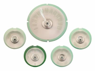 1959-60 Chevy Impala, Bel Air, Biscayne, El Camino Instrument Lens Set with Borg Clock