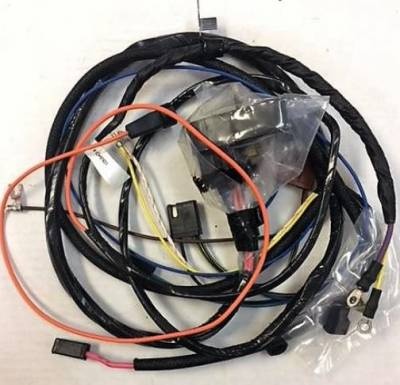 1969 Chevelle V8 396 CI Engine Harness with Gauges and Idle Stop Solenoid