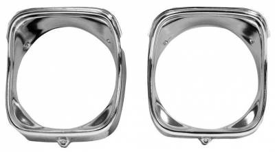 Headlight Bezel - Inner & Outer for 1968 CHEVELLE & EL CAMINO