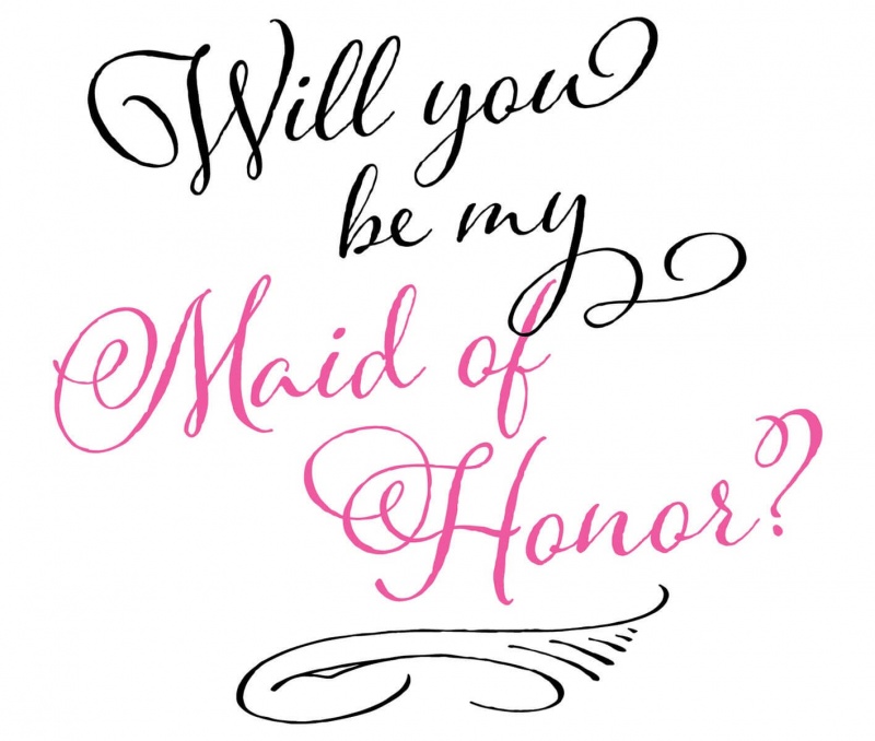 Will You Be My Maid Of Honor Wine Bag