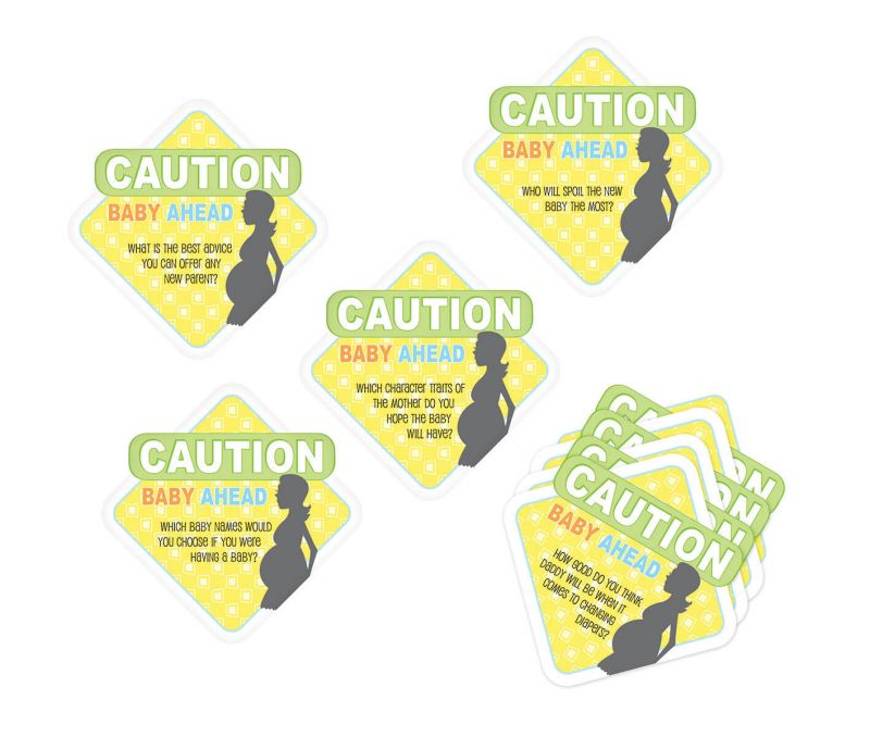 12 Baby Shower Drink Coasters