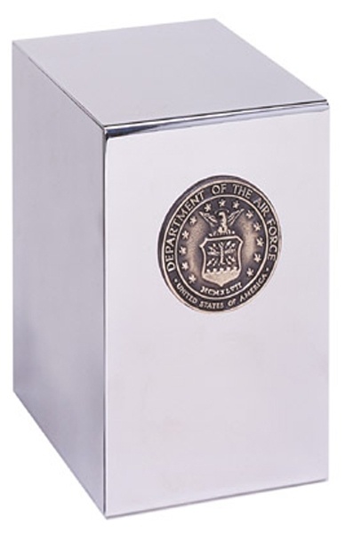 V-Armed Services Military Memorial Urn - Customizable Reflection of Honor