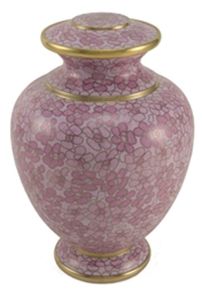 Essence Rose Cloisonne Cremation Urn-Adult