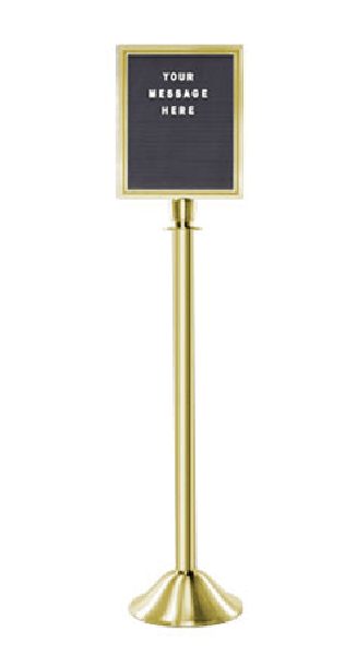Grooved Directory Stand - Customizable Information Display