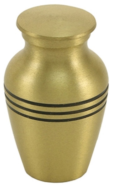 Classic Bronze Cremation Keepsake Urn