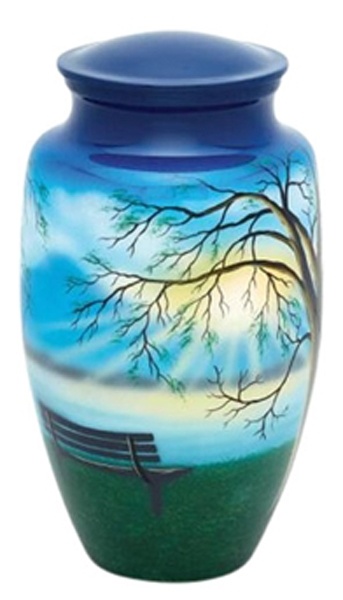 Hand Painted Urn - Lakeside Keepsake