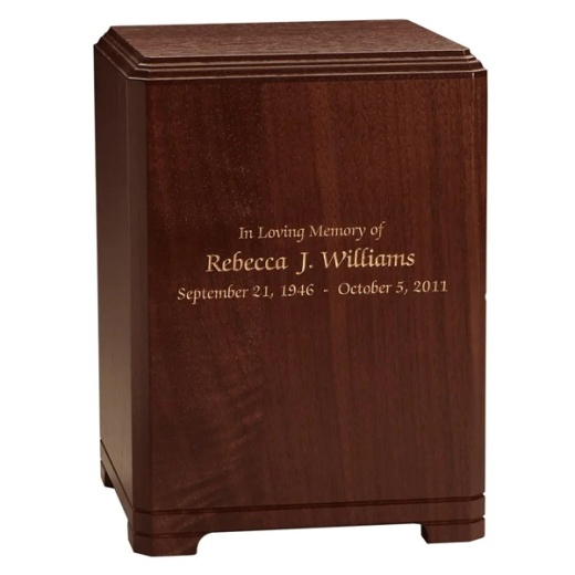 Glenwood Solid Walnut Adult Urn