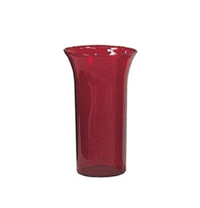 Replacement Mortuary Glass Ruby Closed