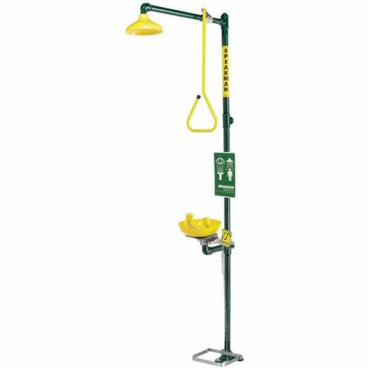 Combination Emergency Station with Plastic Bowl