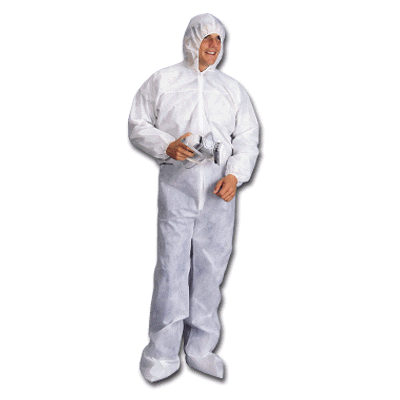 Economy Coveralls with Attached Hood and Boots - Reliable and Comfortable Protection