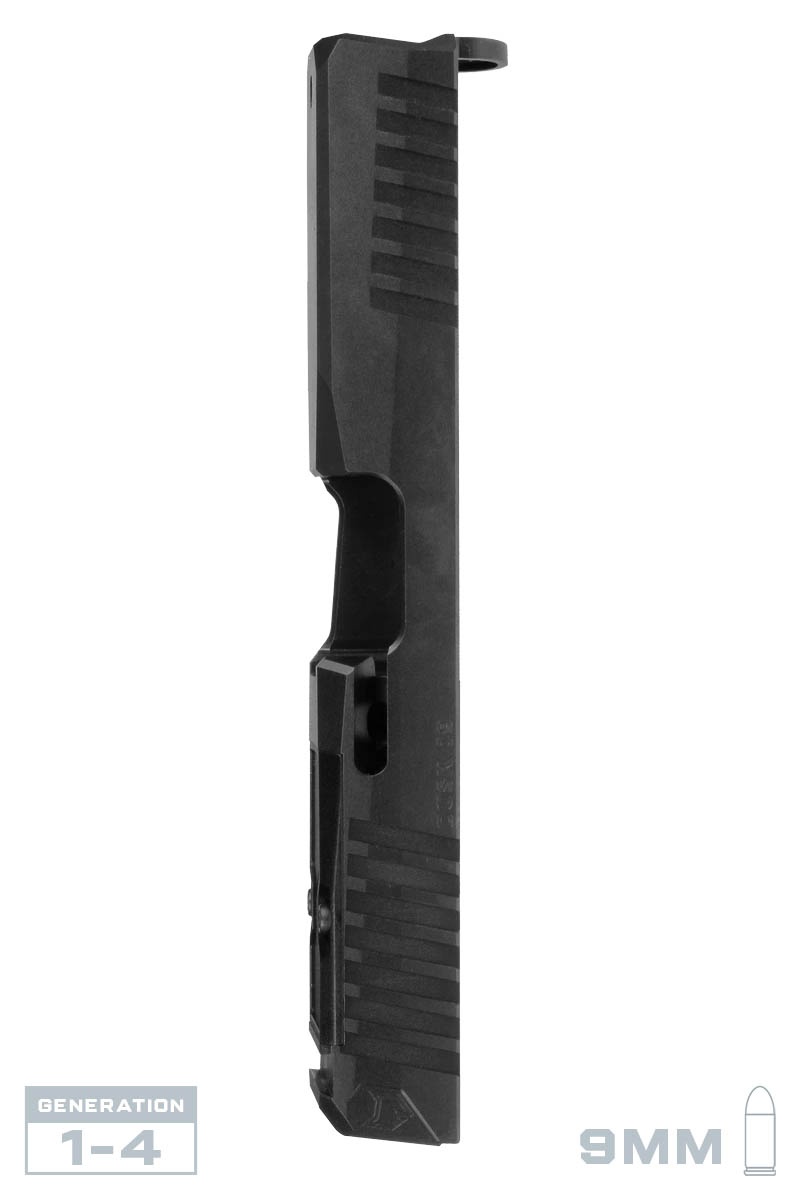 Dusk Slide Glock 19 9Mm, Gen3, Rmr, Black, Stripped