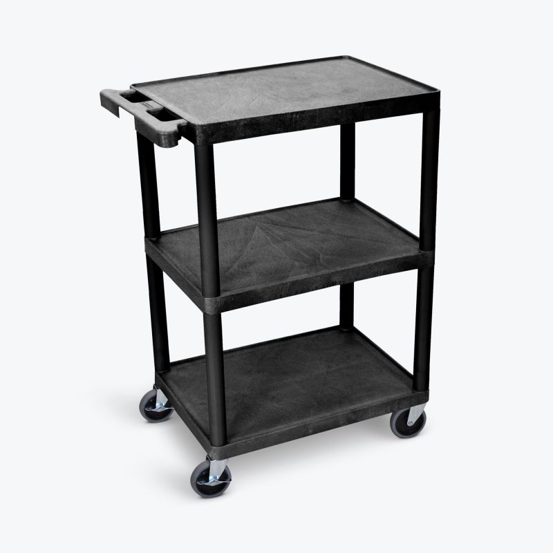 Flat-Shelf Cart - Three Shelves