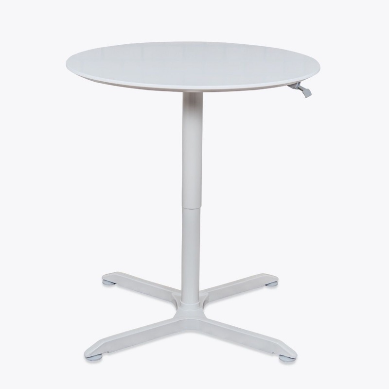 32" Pneumatic Height Adjustable Round Café Table