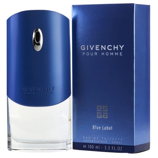 Givenchy Pour Homme Blue Label Eau De Toilette for Men - 3.4 Oz