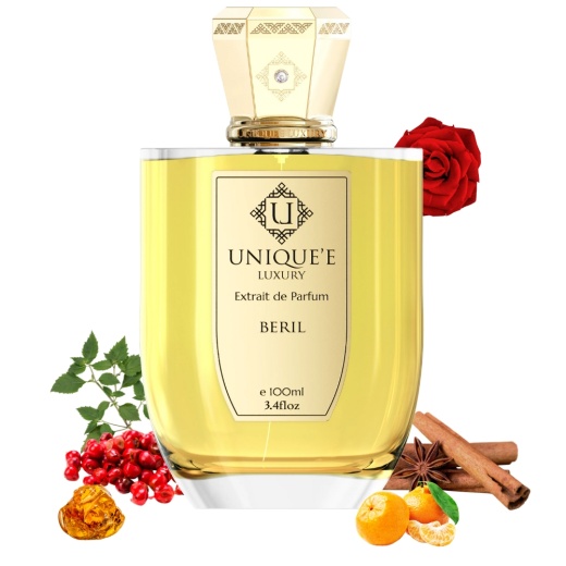 Unique'e Luxury Beril Perfume - 3.4 Oz Extrait de Parfum