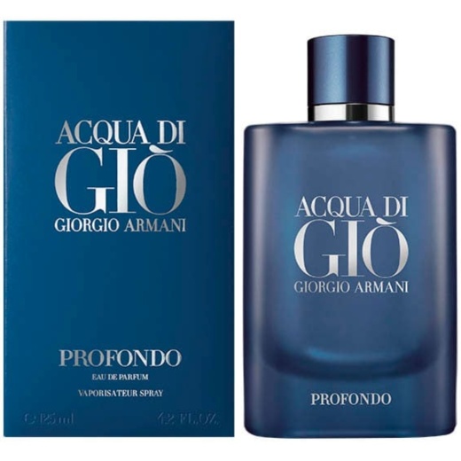 Giorgio Armani Acqua Di Gio Profondo Eau de Parfum for Men 4.2 Oz