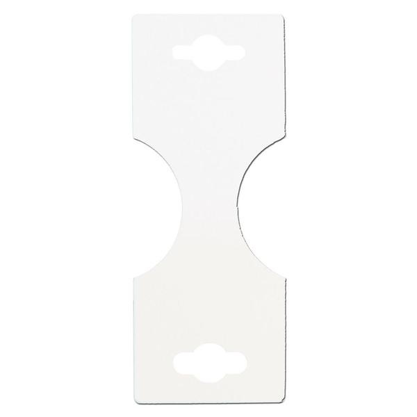 Cardboard Jewelry Hanging Cards - White