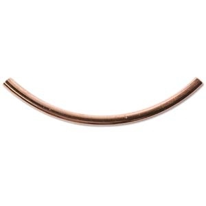 2 X 38Mm Plated Curved Tube- Copper