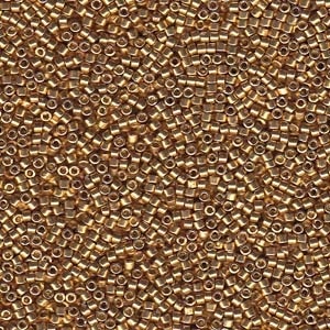 Db1832 Duracoat Galvanized Gold - Miyuki Delica Seed Beads - 11/0
