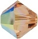 Swarovski 5Mm 1/2 Drilled Round Crystal Pearl - Creamrose