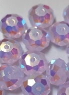 Swarovski 8Mm Briolette Bead (Gemstone) Violet Opal Ab 2x