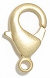 27Mm Electroplated Lobster Clasp-Bright Gold
