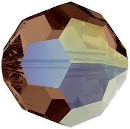 Swarovski 5Mm 1/2 Drilled Round Crystal Pearl - Creamrose