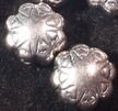 Sterling Silver Flower Bead - 9Mm - 1.5Mm Hole Size
