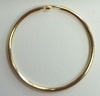 Tube Hoop Earring-1" Gold