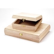 Unfinished Wood Purse Box - 9180-14