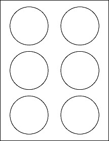 Circle Inserts For 2 Piece Snap Button - Blank