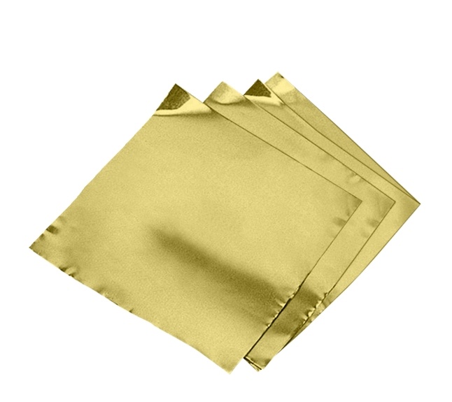 Decorator Foil Sheets- Soft Aluminum Colors - 38Ga - 5" X 5"