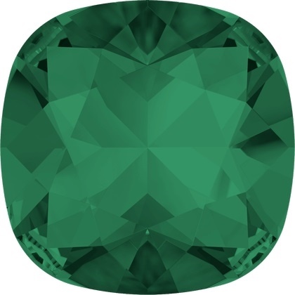 #4470 Swarovski Cushion Square Fancy Stone- 27Mm - Emerald