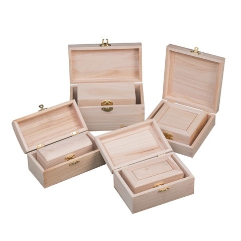 Unfinished Wood Box Sets -9 9170-86, A-d