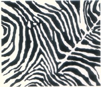 Printmakers Rubber Stamps Zebra