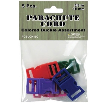 Paracord Buckle - 15 Mm, 6 Pieces