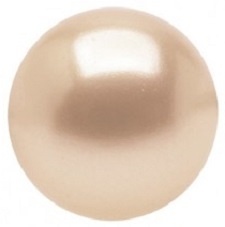 Swarovski 5Mm 1/2 Drilled Round Crystal Pearl - Creamrose