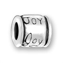 Sterling Large Hole Bead - #378 Joy
